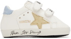 Golden Goose Baby White School Sneakers