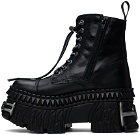 VETEMENTS Black New Rock Edition Combat Boots
