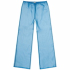 DONNI. Women's Organza Simple Trousers in River