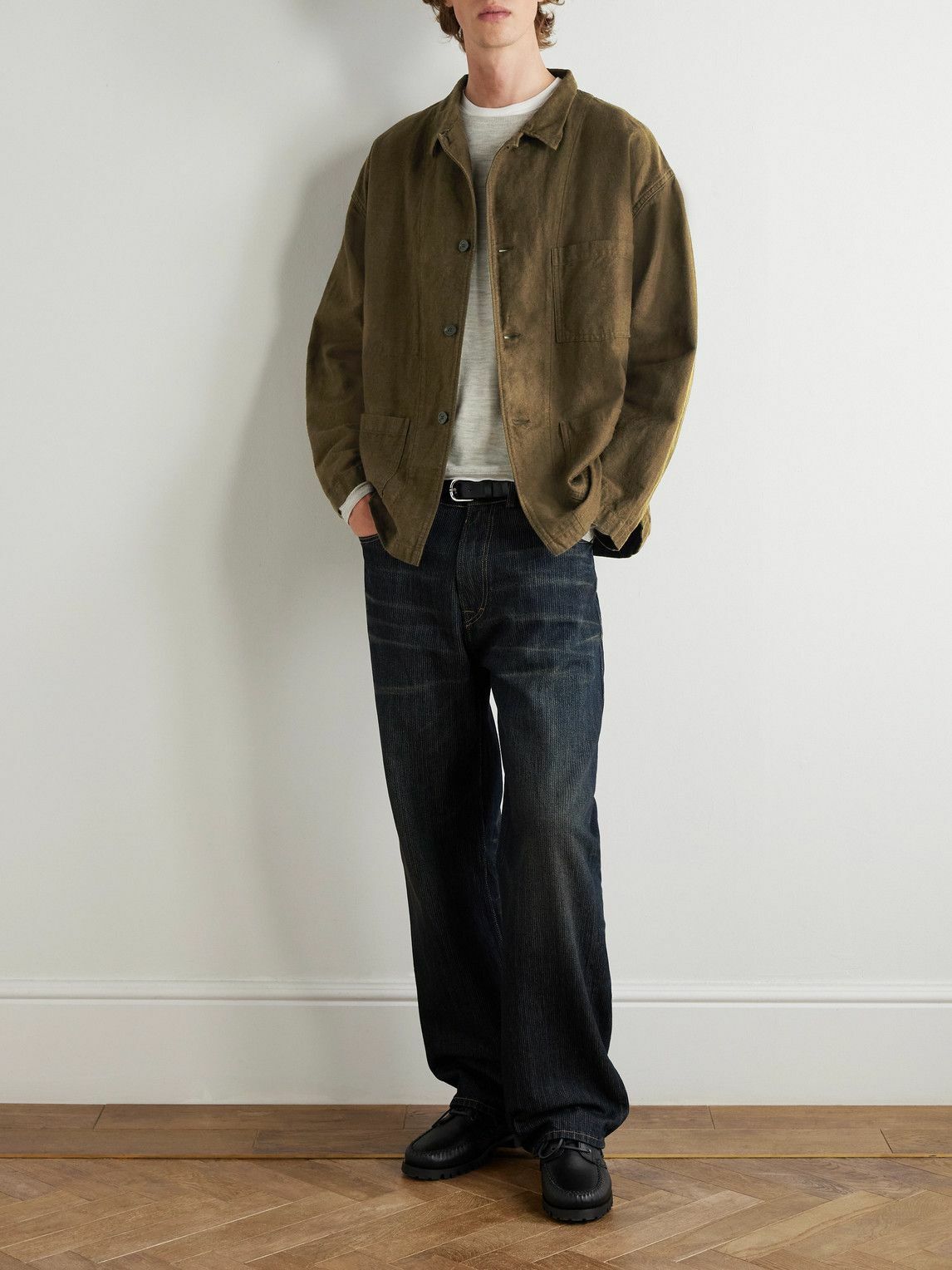 OrSlow - Cotton and Linen-Blend Jacket - Brown