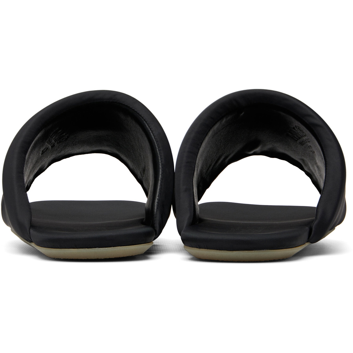 MM6 Maison Margiela Black Padded Sandals
