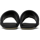 MM6 Maison Margiela Black Padded Sandals