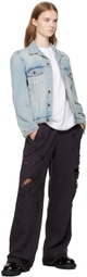 We11done Blue Washed Denim Jacket
