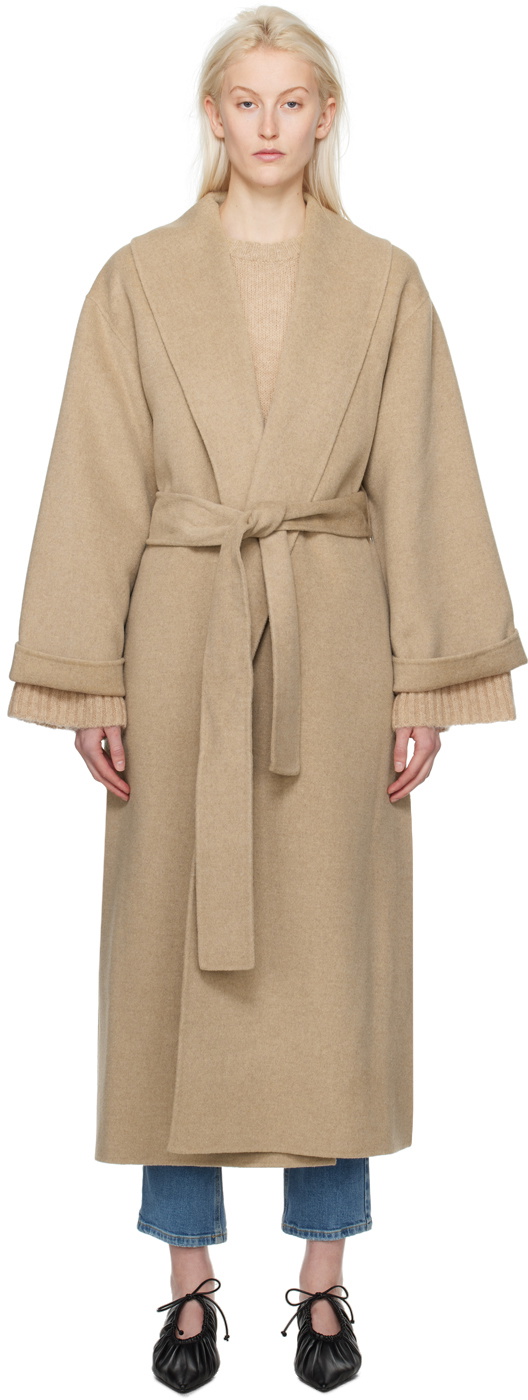 by Malene Birger Taupe Trullem Coat