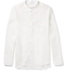 Boglioli - Grandad-Collar Linen Shirt - Men - White