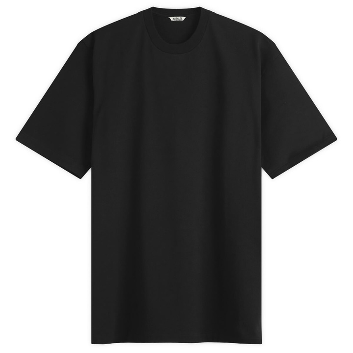 AURALEE White Stand-Up T-Shirt Auralee