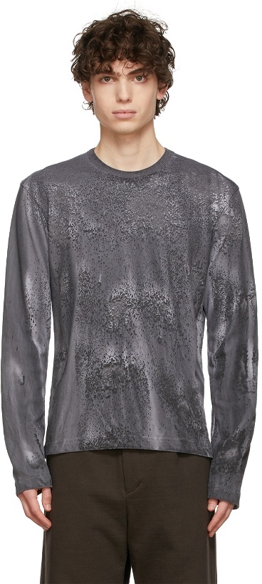 Photo: Serapis Grey Marble Dye Long Sleeve T-Shirt