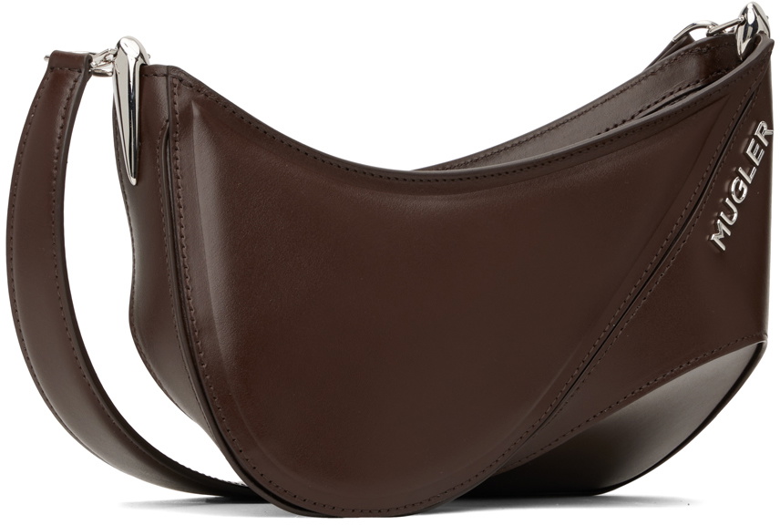 Mugler Brown Small Spiral Curve 01 Bag