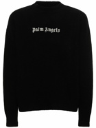 PALM ANGELS - Classic Logo Wool Blend Sweater