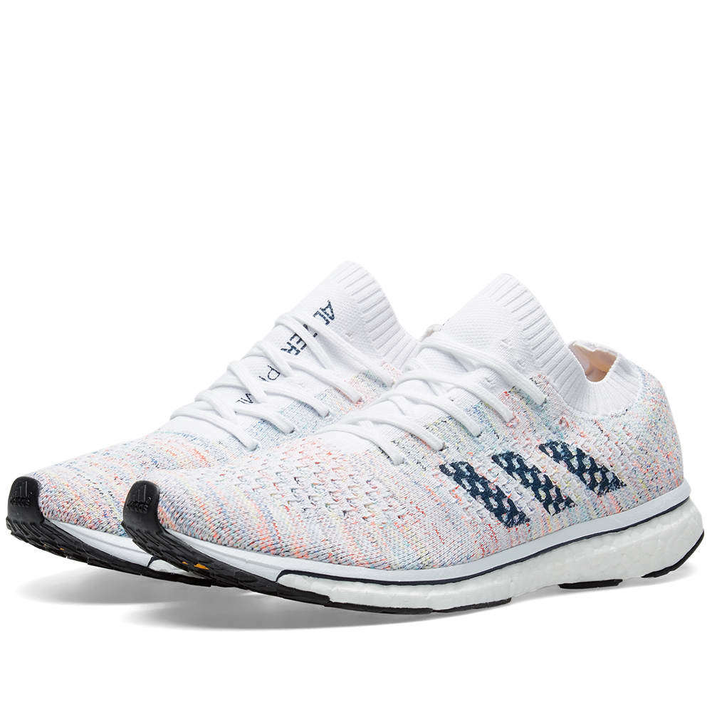 adidas adizero prime white & collegiate navy
