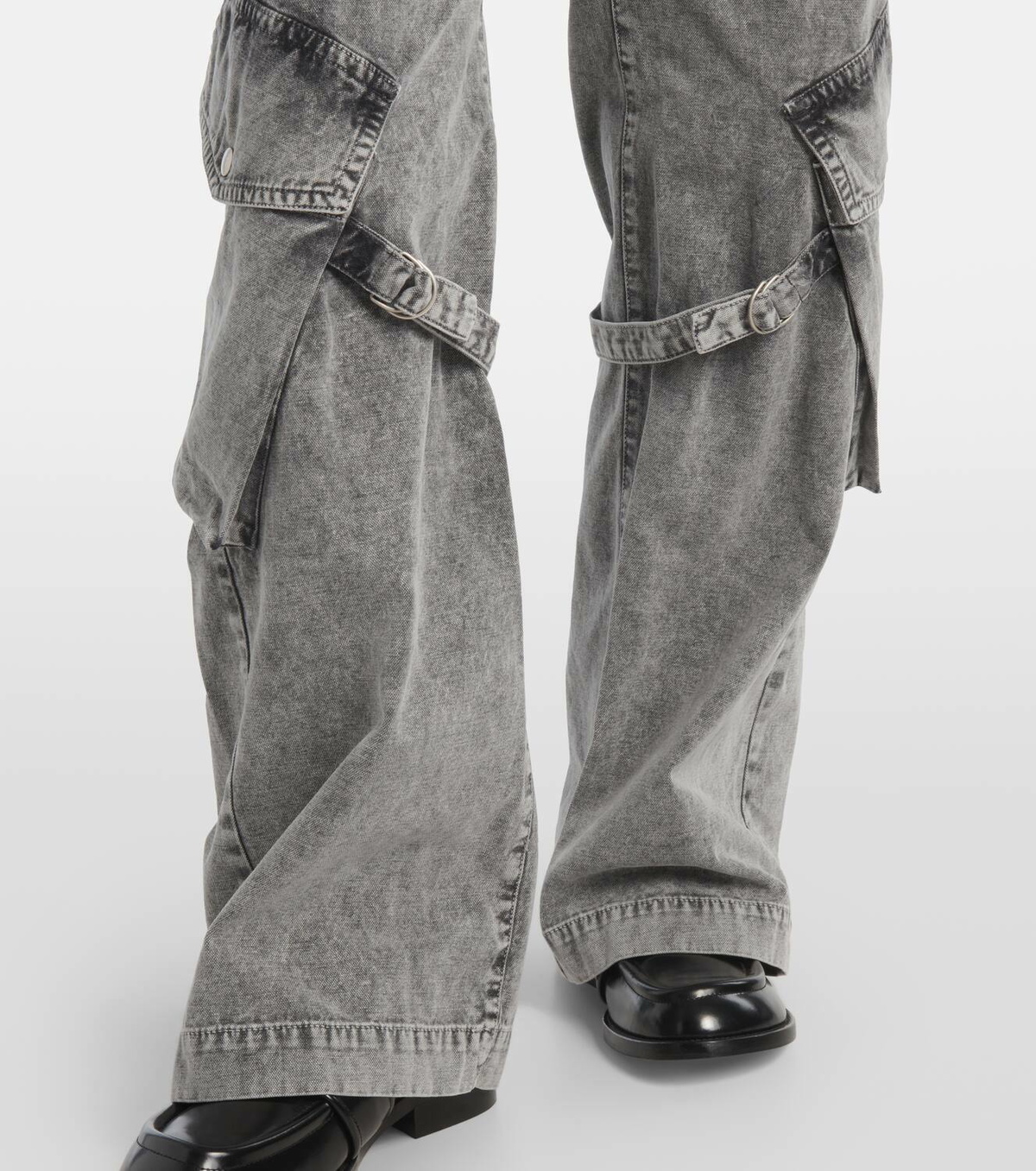 Acne Studios Mid-rise cotton canvas cargo pants