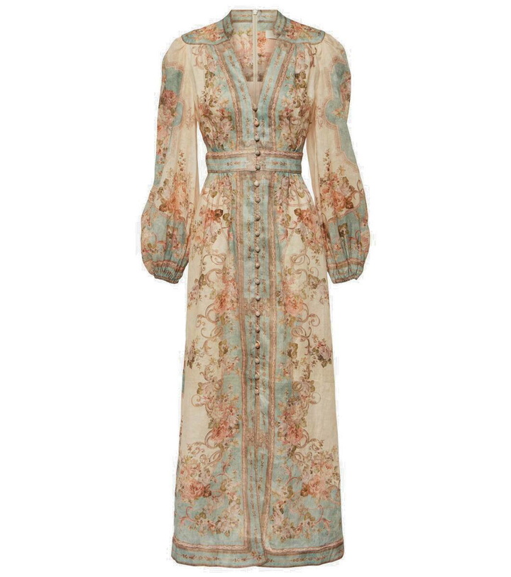 Photo: Zimmermann August printed linen midi dress