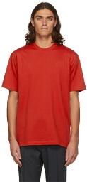 Y-3 Red Classic Logo T-Shirt