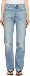 Totême Blue Ease Loose Fit Jeans