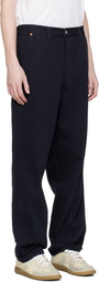 DOCUMENT Navy Non Fade Denim Painter Jeans