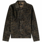 Eastlogue Men's Half Moon Jacket in Paisley Corduroy