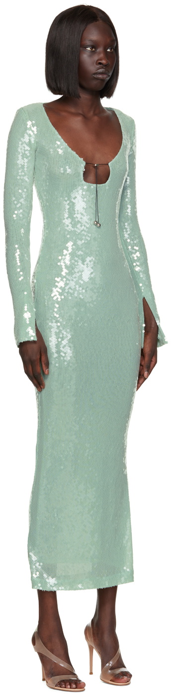 16 arlington green dress We thought the M&S x 16Arlington crystal dress couldn't get any better then we saw @ajodudu wearing it. Make the ultimate party piece yours today Maxi dress