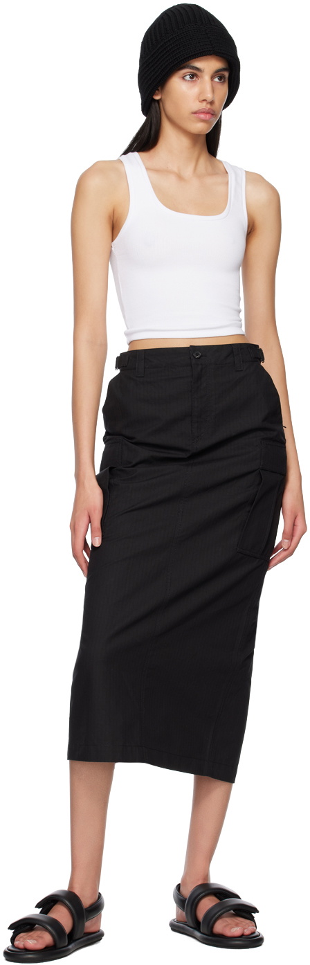 Cargo midi skirt