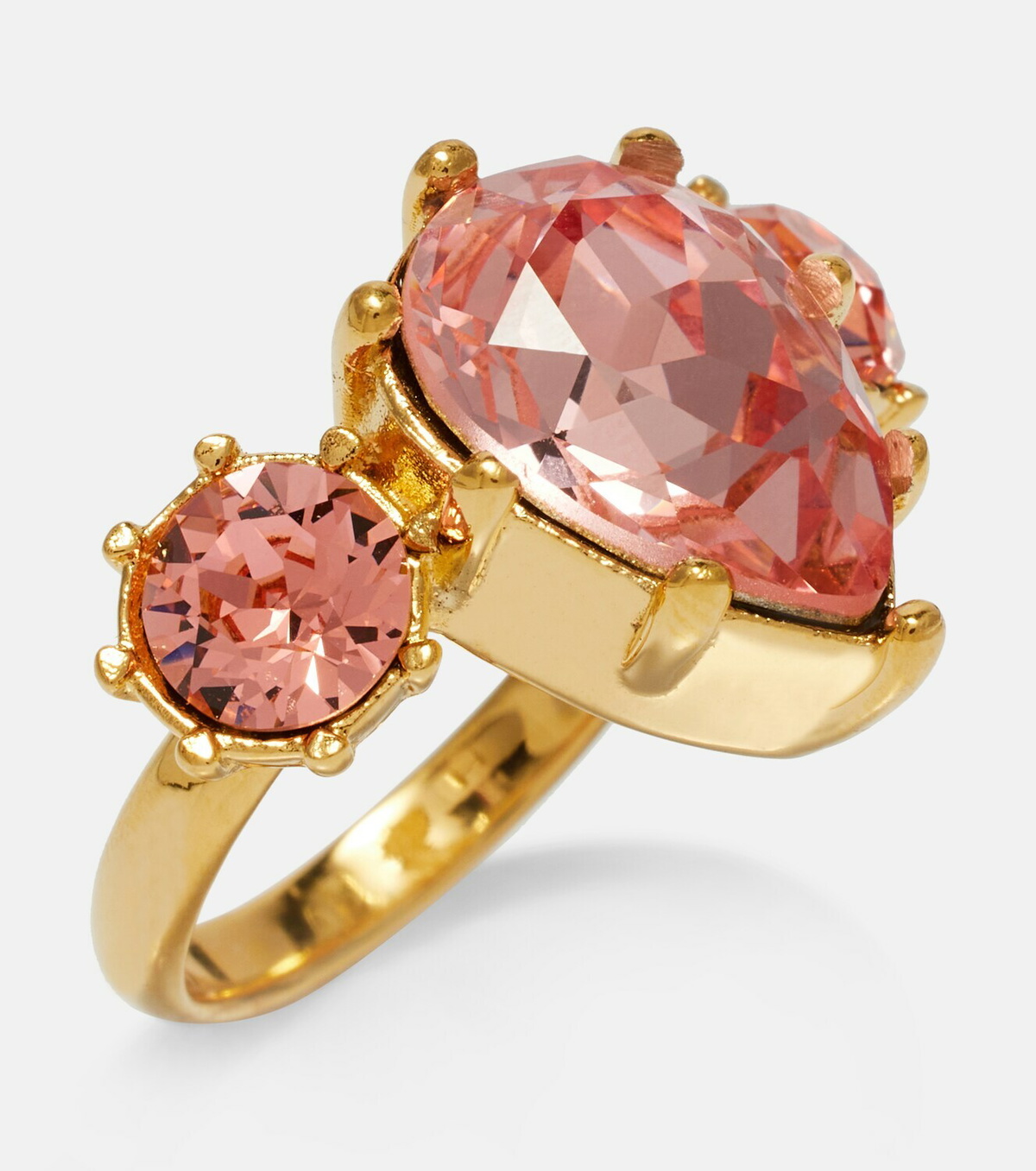 Oscar de la Renta Crystal-embellished ring