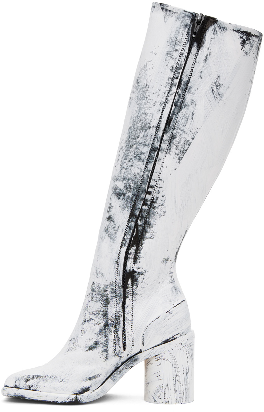 Maison Margiela Black & White Tabi Bianchetto Boots Maison Margiela