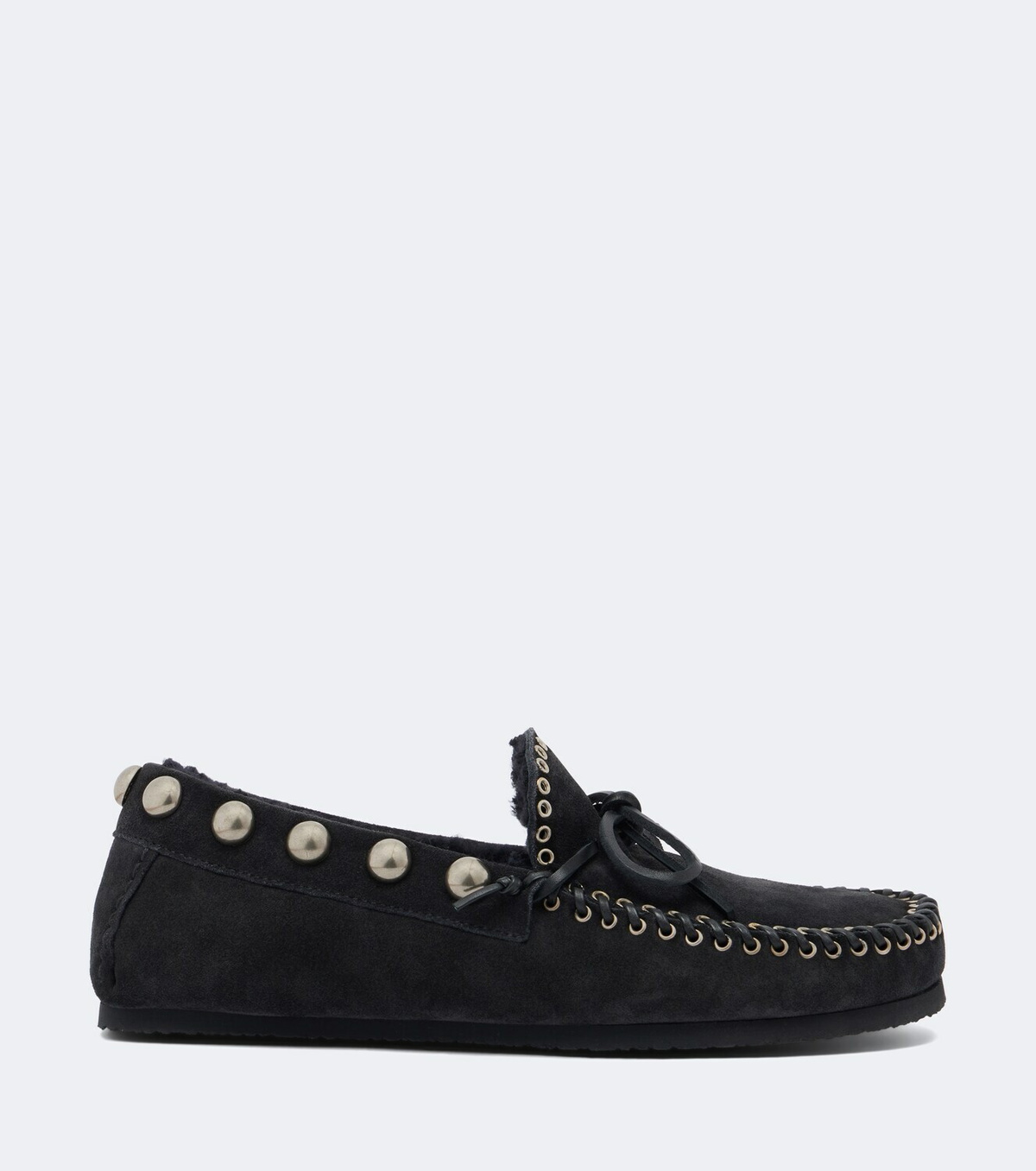 Isabel Marant Fitza shearling-lined suede loafers