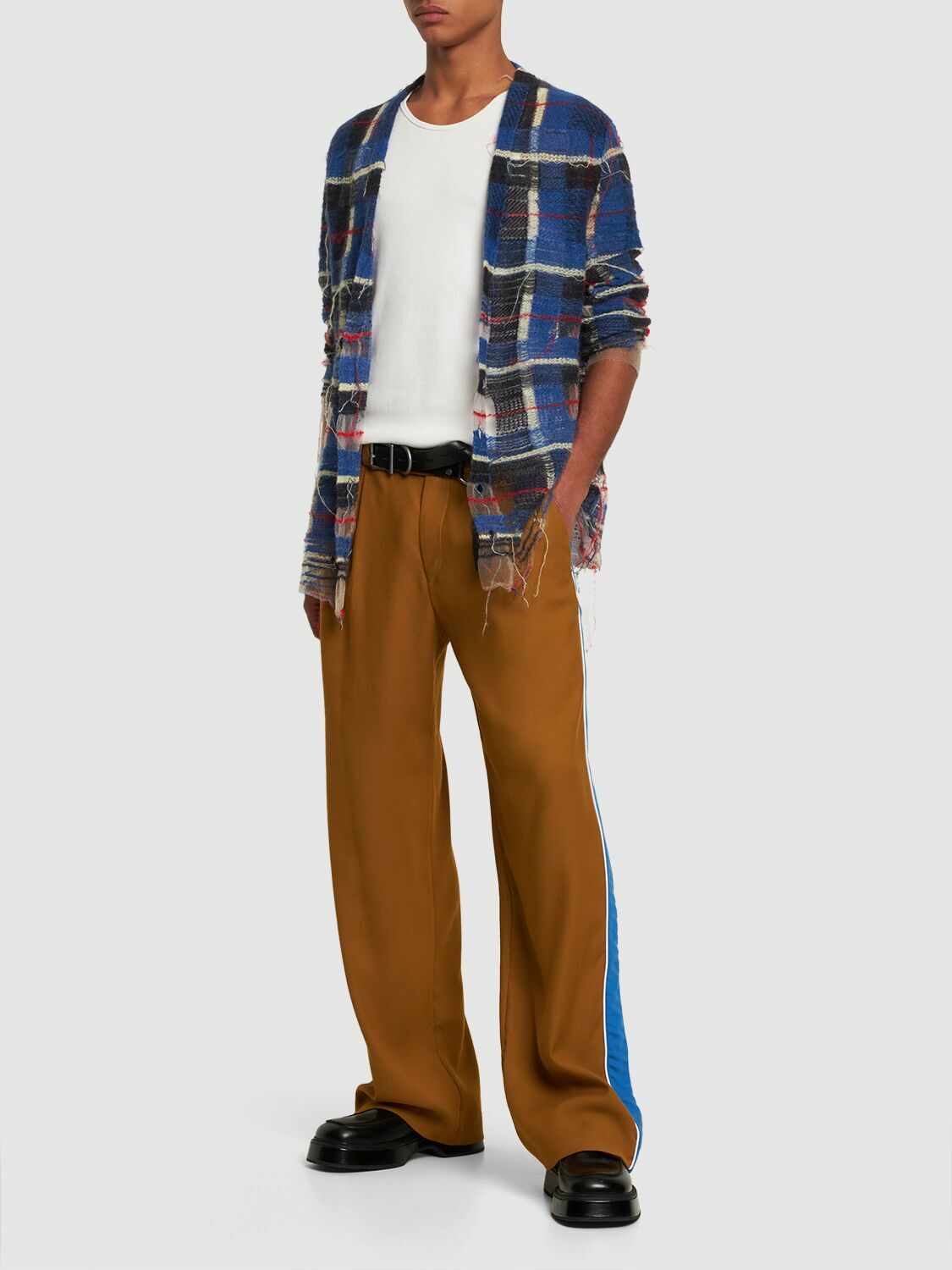 AHLUWALIA Grandad Relaxed Fit Pants