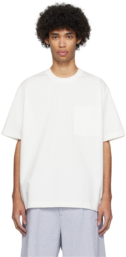 Photo: Solid Homme White Pocket T-Shirt