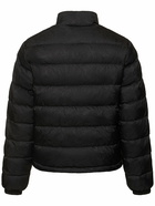 VERSACE Zip-up Jacquard Down Jacket