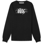 1017 ALYX 9SM Men's Long Sleeve Gothic Logo T-Shirt in Black
