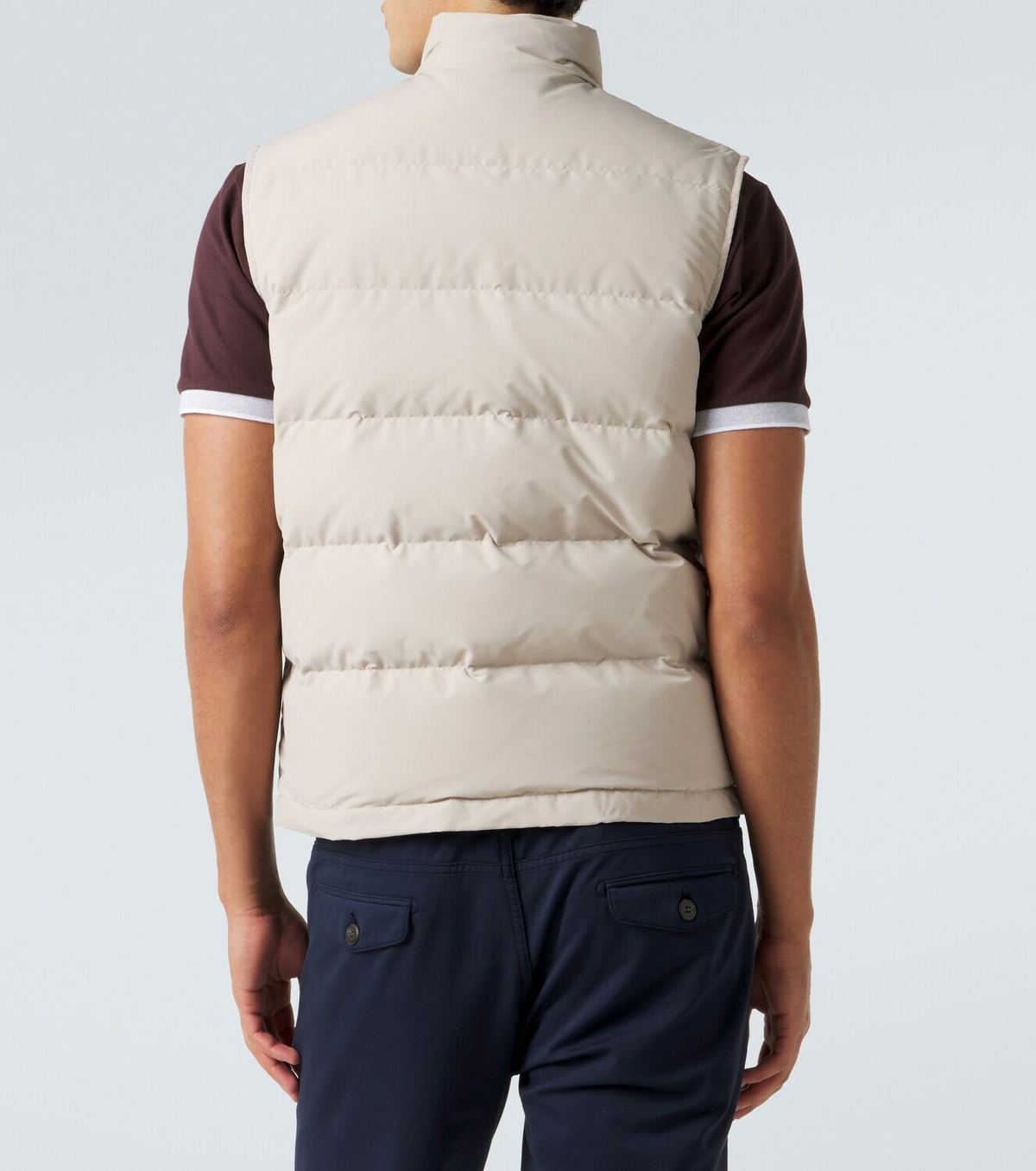 Eleventy Wool-blend down vest