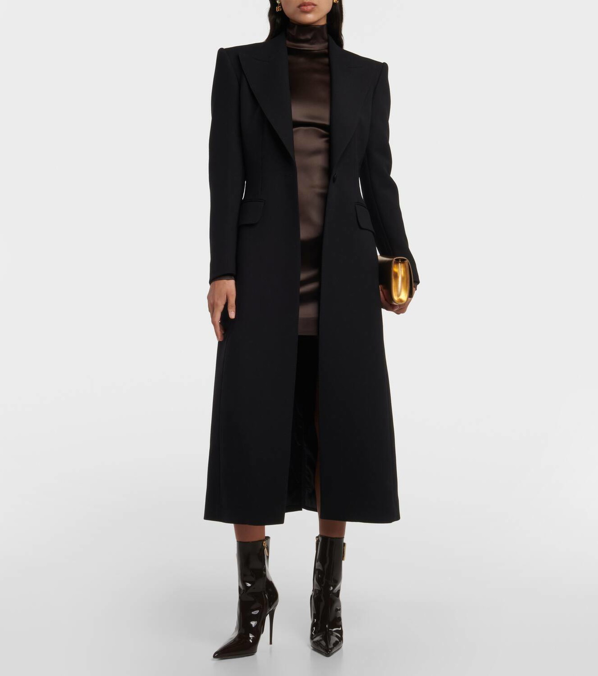 Dolce&Gabbana DG patent leather ankle boots