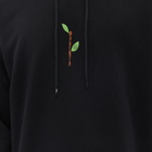 Magenta Men's Tree Plant Hoody in Black
