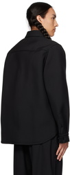 sacai Black Suiting Shirt