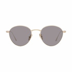 Loewe Lw40152u Slim 32a Light Gold Sunglasses