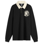 Billionaire Boys Club Men's Astro Patch Rugby Shirt in Black