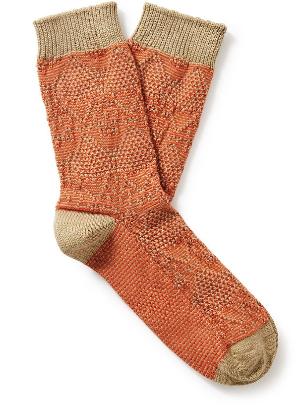 Photo: Thunders Love - Cotton-Blend Jacquard Socks