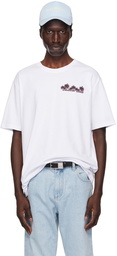 Balmain White 'Club Balmain' T-Shirt