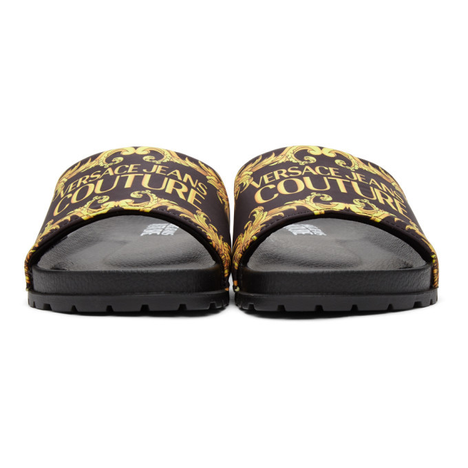 サンダル Versace Jeans Couture BAROCCOFLAGE PRINTED Slides 28535609_57849446_322.jpg