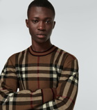 Burberry - Checked wool sweater