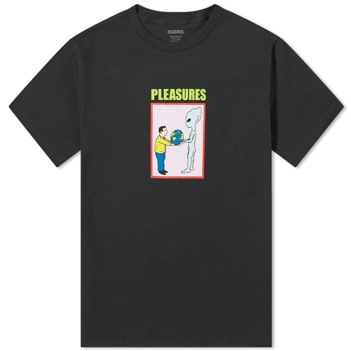Photo: Pleasures Men's Gift T-Shirt in Black