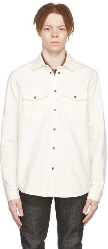 Photo: Nudie Jeans Off-White Denim George Shirt