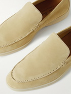 Loro Piana - Summer Walk Suede Loafers - Yellow