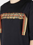 Lanvin - Woven Logo T-Shirt in Black