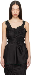 J.Kim Black Markiza Tank Top