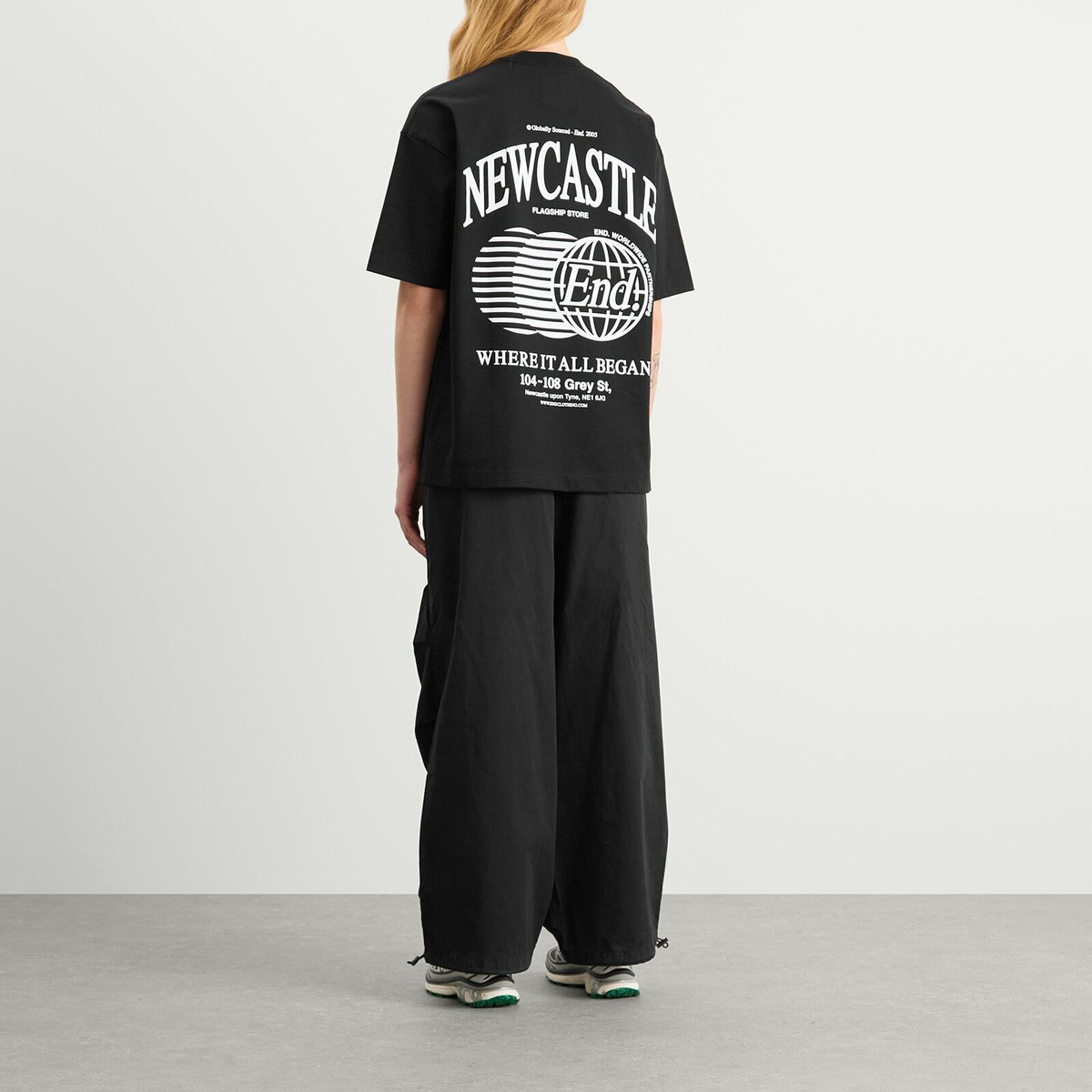 END. City Series 2.0 Newcastle T-Shirt in Black