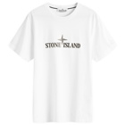 Stone Island Men's Logo T-Shirt in White