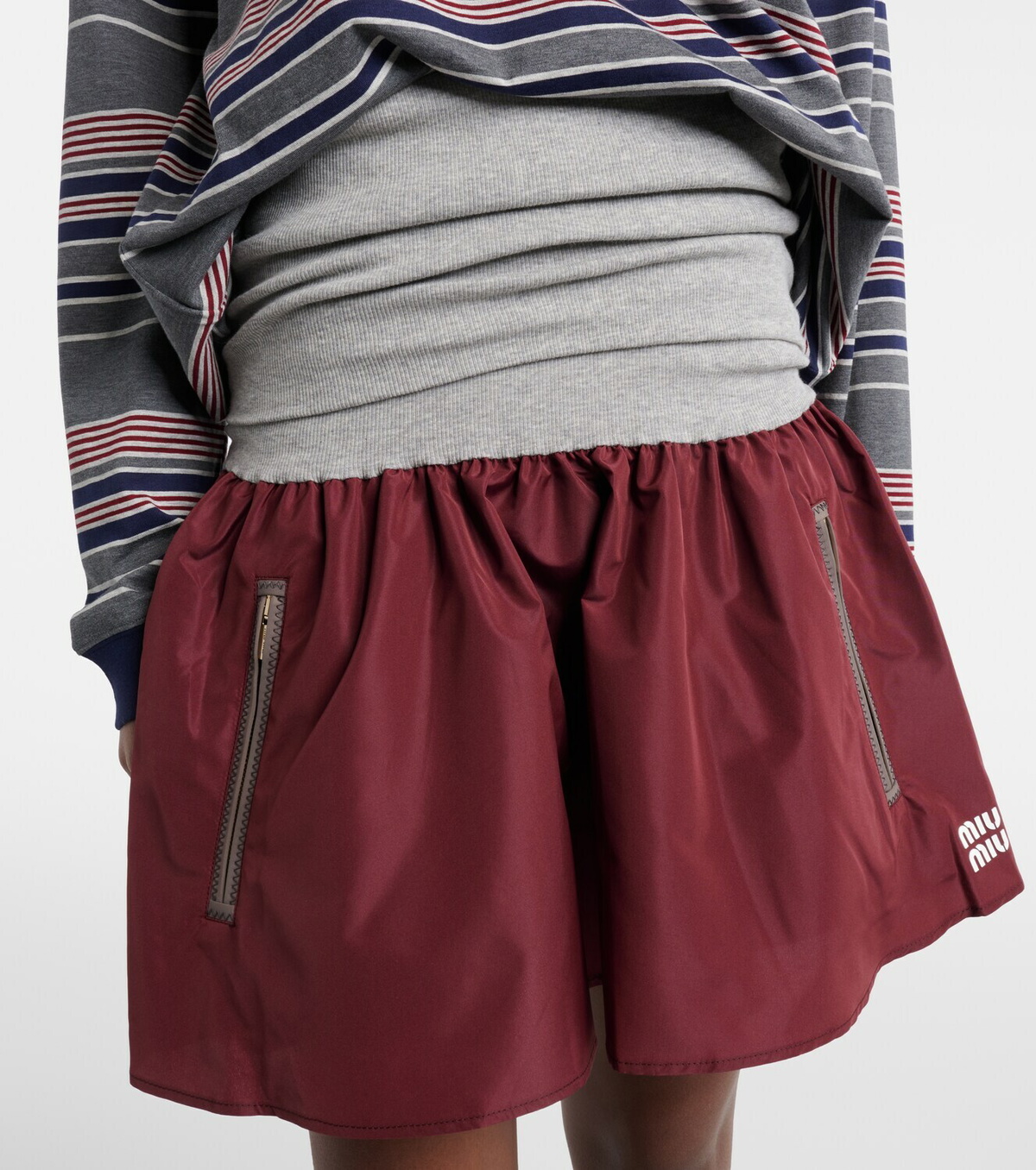 Miu Miu Technical miniskirt