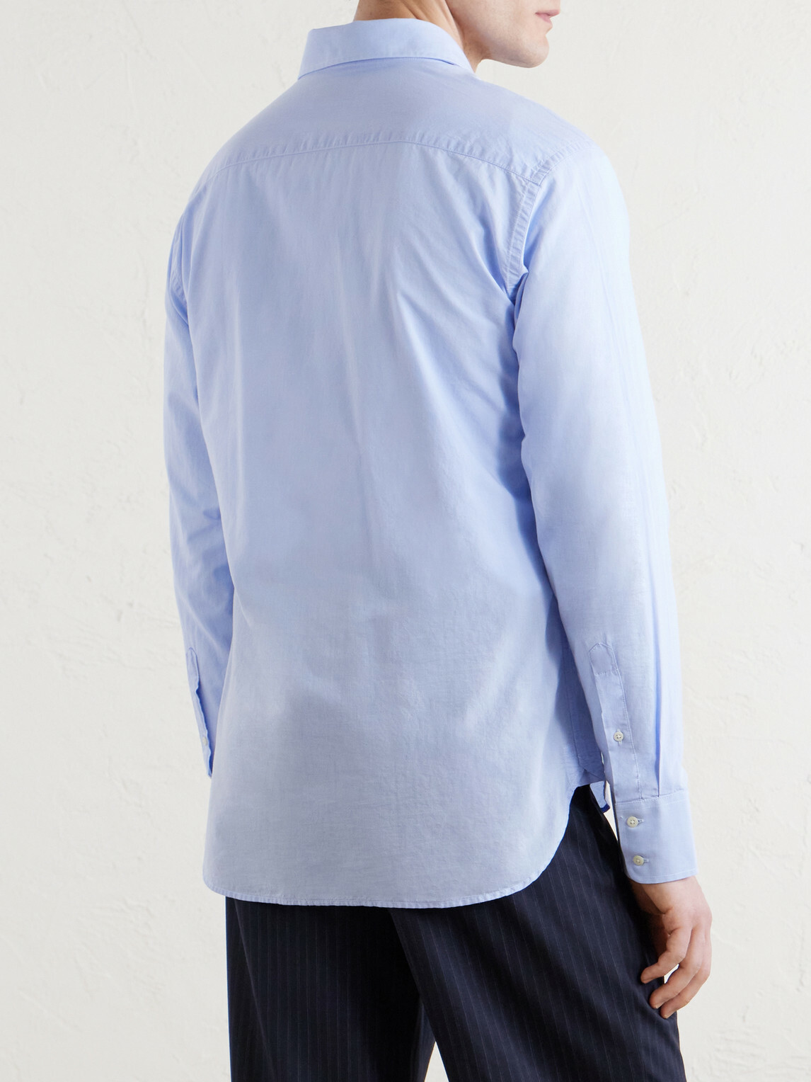 Oliver Spencer - Conduit Classic Cotton-Poplin Shirt - Blue