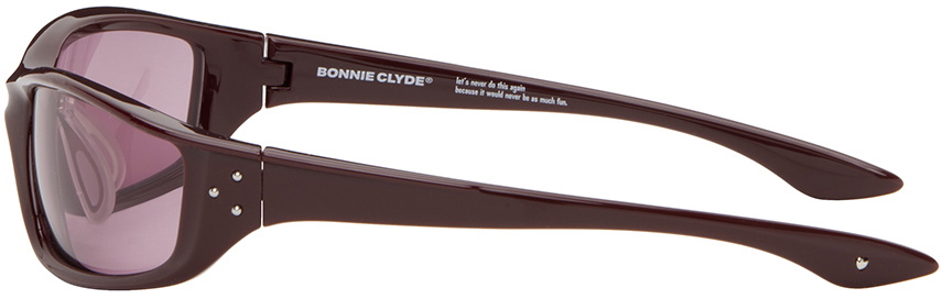 BONNIE CLYDE Burgundy Piccolo Sunglasses Bonnie Clyde