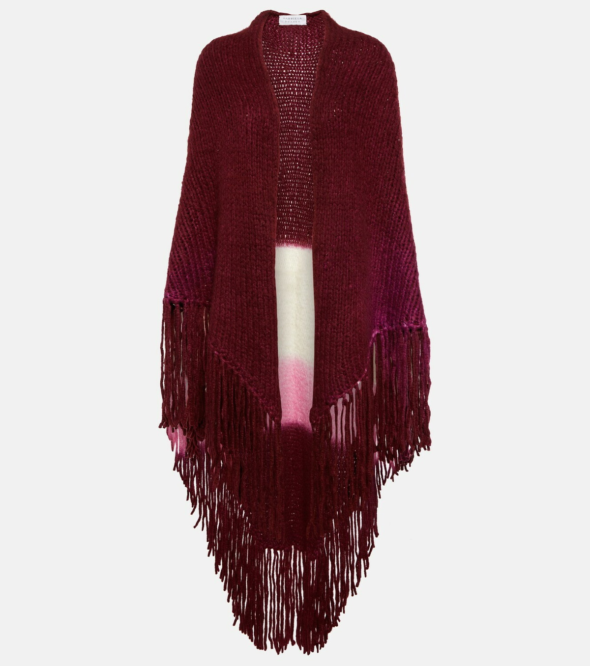 Gabriela Hearst Lauren fringed cashmere poncho Gabriela Hearst